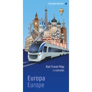 Europa Rail Travel Map FB